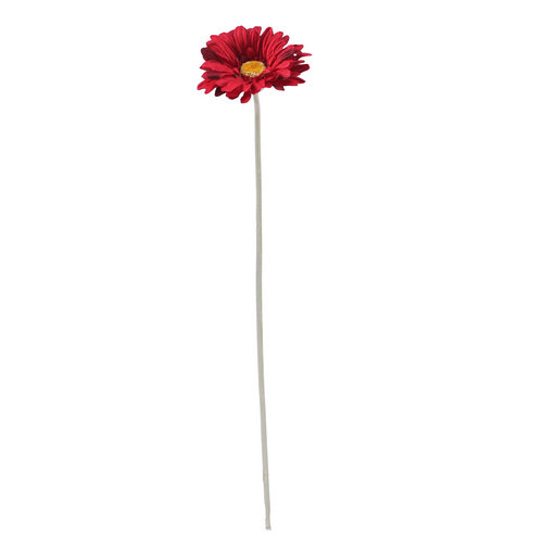 Artificial Red Gerbera Flower Stem