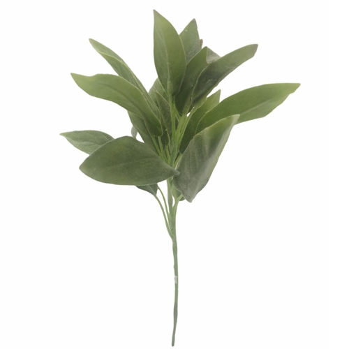 Artificial Sage Plant With Green Foliage