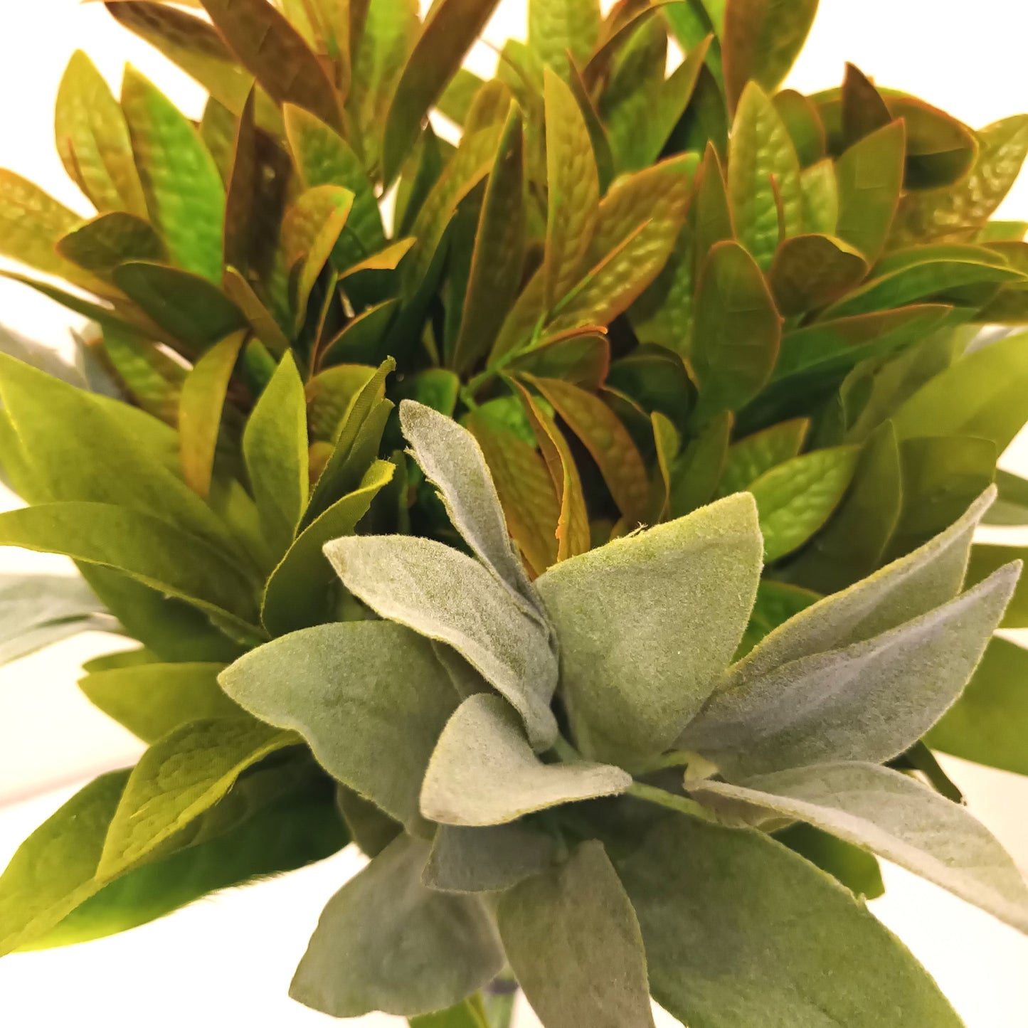 Artificial Sage Leaf and Bay Leaf Stems Arrangement