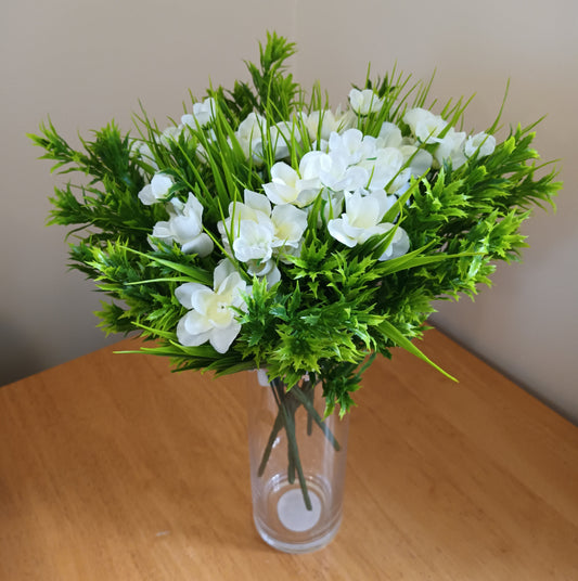 Artificial Sword Grass and Mini Ilex Arrangement